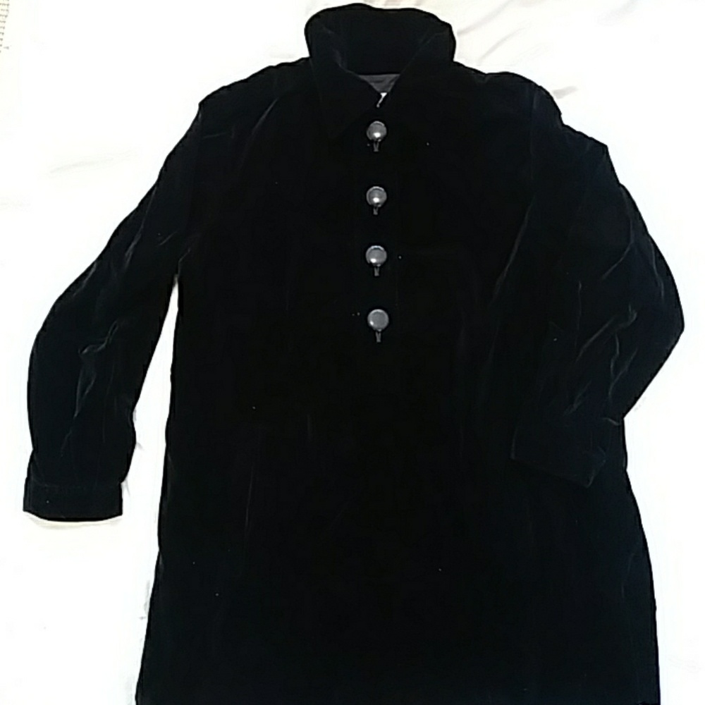 Yves Saint Laurent black shirt dress